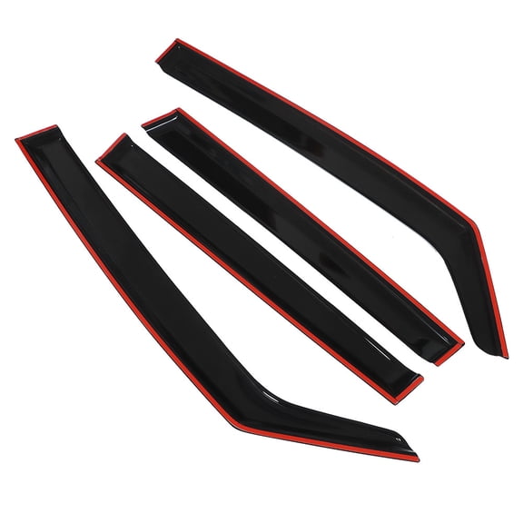SEBLAFF 4 x Window Visors Rain Guard Vent Guards Black For Jeep Renegade 2015-2019 2020
