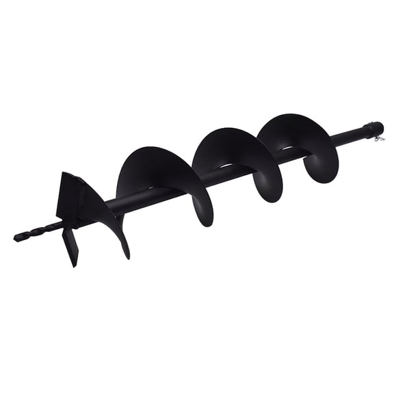 SEBLAFF 6 inch Earth Auger Drill Bits 4/6/ 8/10/12 Inch for Gas Powered Post Fence Hole Digger Planting Bulbs, Potted Plants