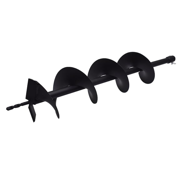 SEBLAFF 6 Inch Earth Auger Drill Bits 4/6/ 8/10/12 Inch for Gas Powered Post Fence Hole Digger Planting Bulbs, Potted Plants