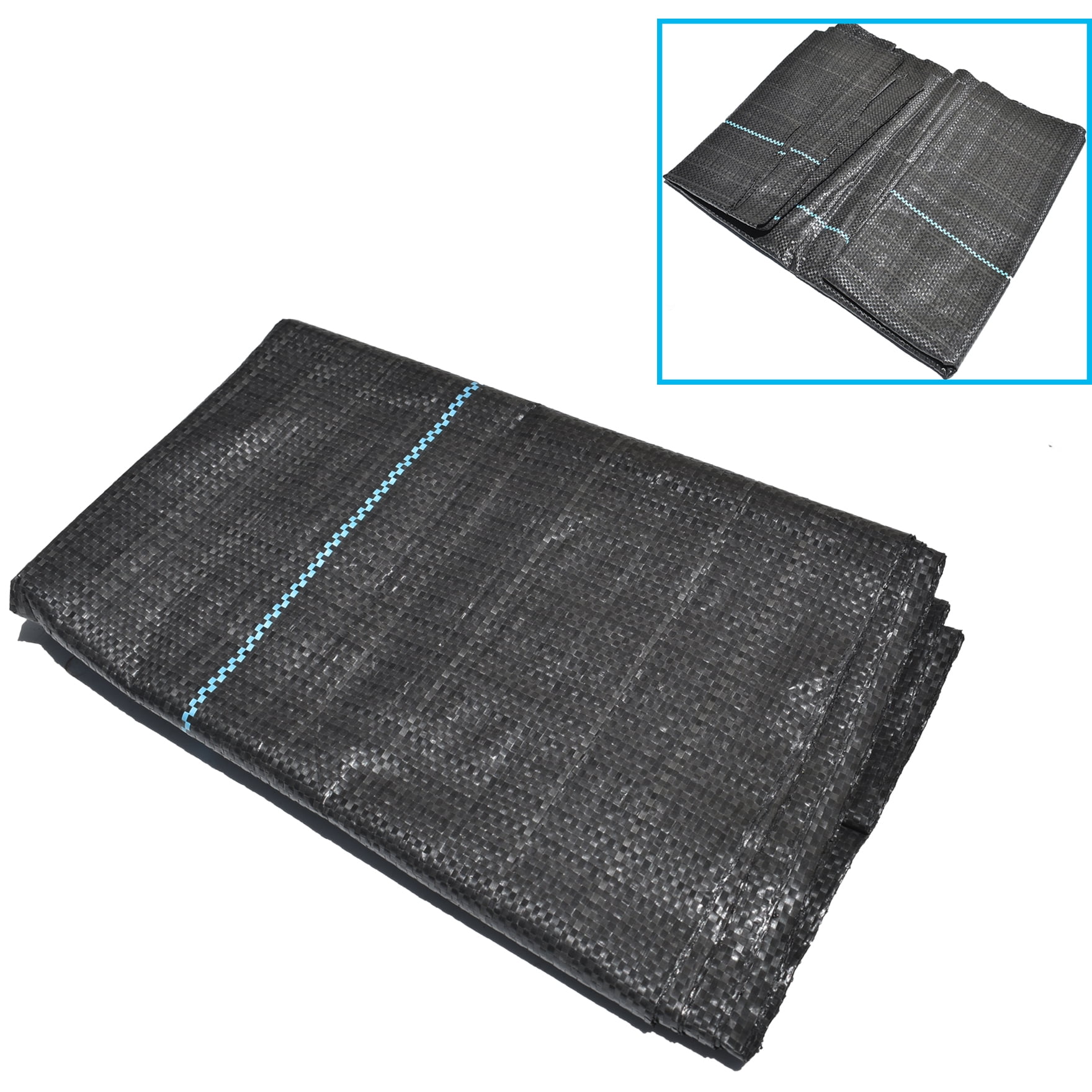 SEBLAFF 6x300FT Weed Barrier Landscape Fabric Durable Heavy Duty Weed Block 3.2oz