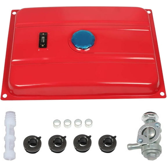 SEBLAFF 7 Gallons Generator Gas Fuel Tank with Valve Chrome Cap 26.5L 6500W Replacemsnt for Honda EC6500