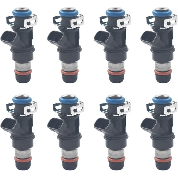 SEBLAFF 8 Pcs Fuel Injector Kit Replacement for Suburban Avalanche Express Silverado 2001-2007 416303553 17113553