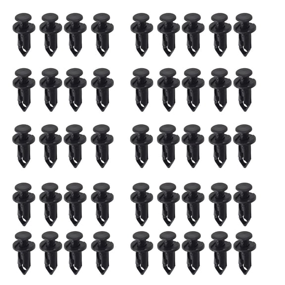 SEBLAFF 8mm Retainer Clips Push Pin Splash Guard Body Panel 100 pcs Replacement for Honda