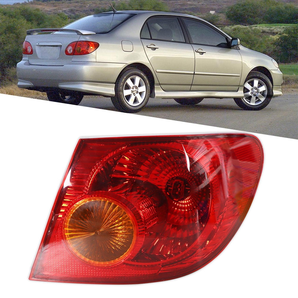 SEBLAFF Clear Len Tail Lights Brake Lamp Right Passenger Tail Light Red ...
