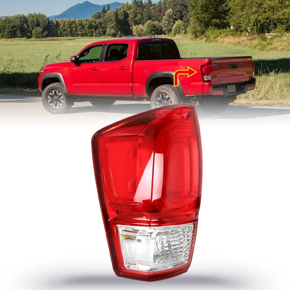 SEBLAFF Driver Left Side Rear Tail Brake Light For 2016-2019 Tacoma SR SR5 Halogen