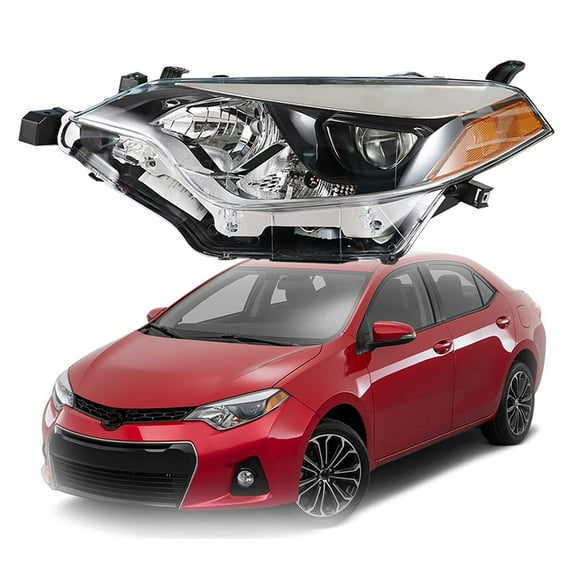 SEBLAFF Driver Side LED Headlight Headlamp Clear Lens For 2014 2015 2016 Toyota Corolla
