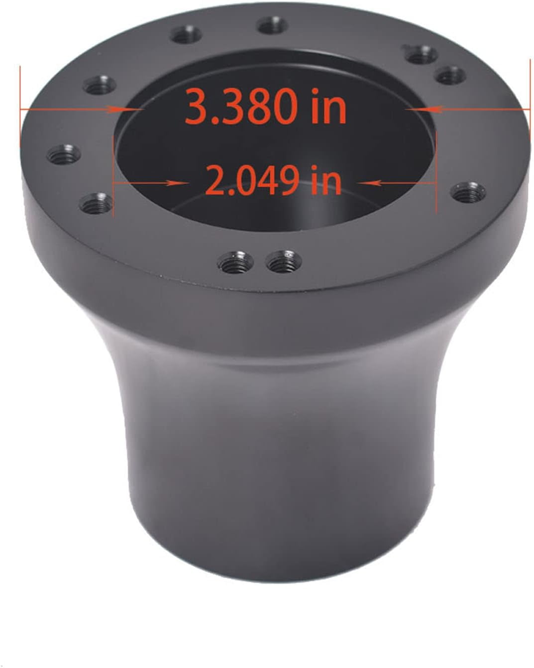 SEBLAFF Fit for EZGO TXT / RXV Golf Carts Black Steering Wheel Hub Adapter