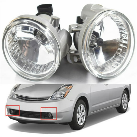 SEBLAFF Fog Light Lamp w/Bulbs For 05-07 Toyota Prius 1.5L Front Bumper Left&Right Side Fits select: 2004 TOYOTA HIGHLANDER, 2005 TOYOTA HIGHLANDER LIMITED