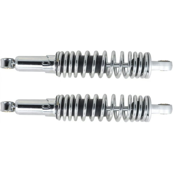 SEBLAFF For 1979-2012 Sportster XL883 1200 72 48 Pair Chrome Rear Shocks Absorber 320mm