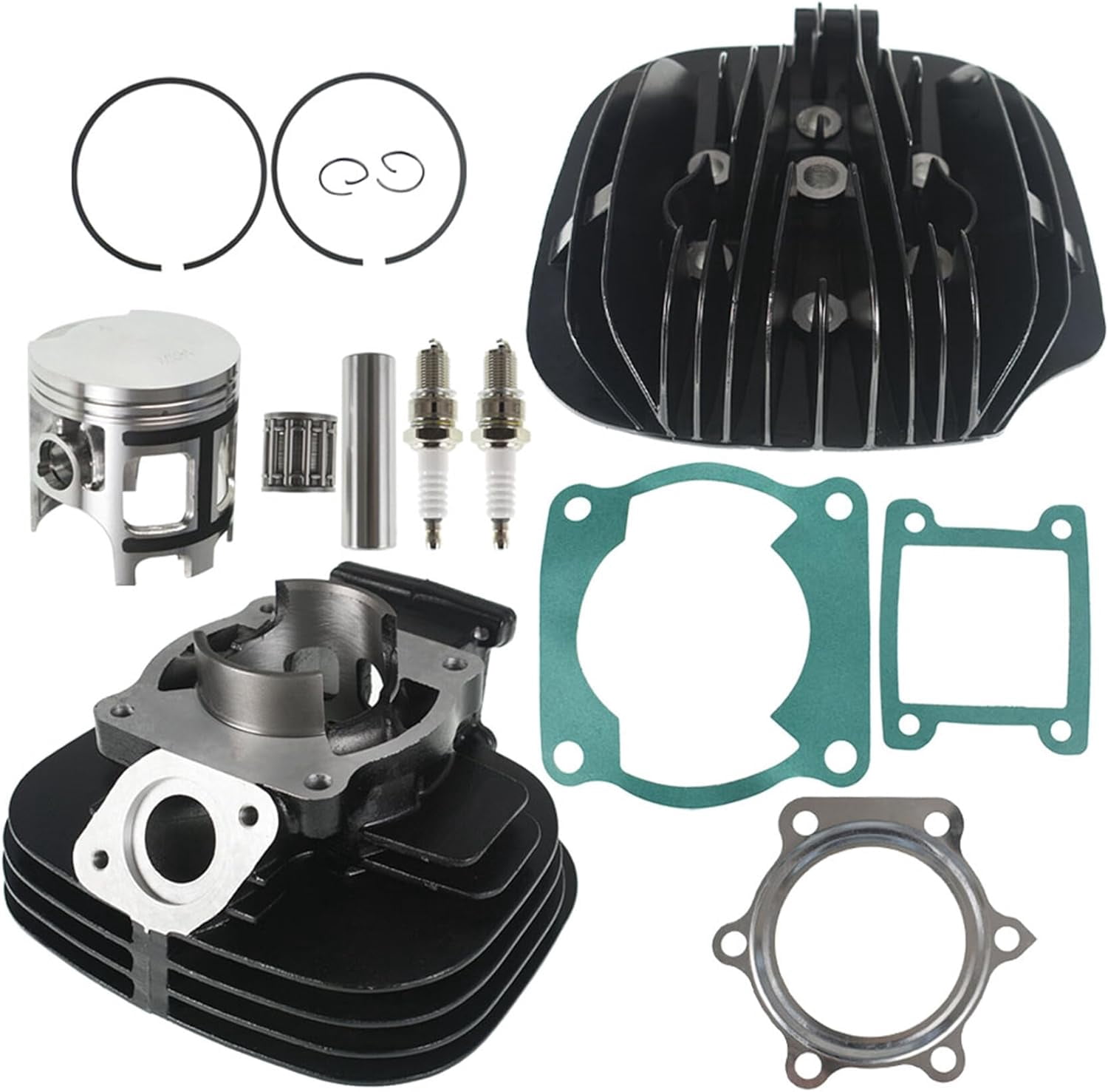 SEBLAFF For 1988-2006 Yamaha Blaster 200 YFS 200 Cylinder Piston Gasket Head Kit