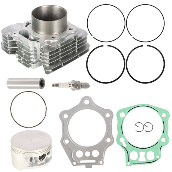 SEBLAFF For 1998-2004 Honda Foreman 450 Top End Rebuild Kit Cylinder Piston Gaskets Std