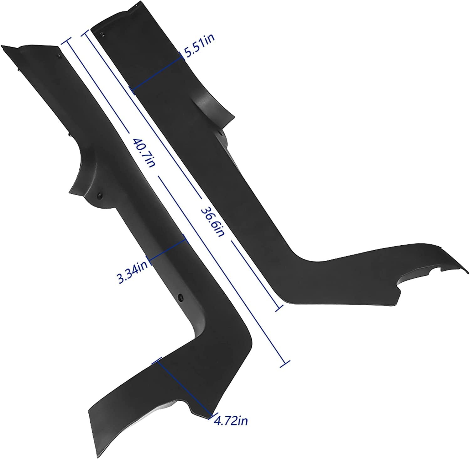 SEBLAFF For Club Car Precedent Tempo Onward Floormat Retainer Side
