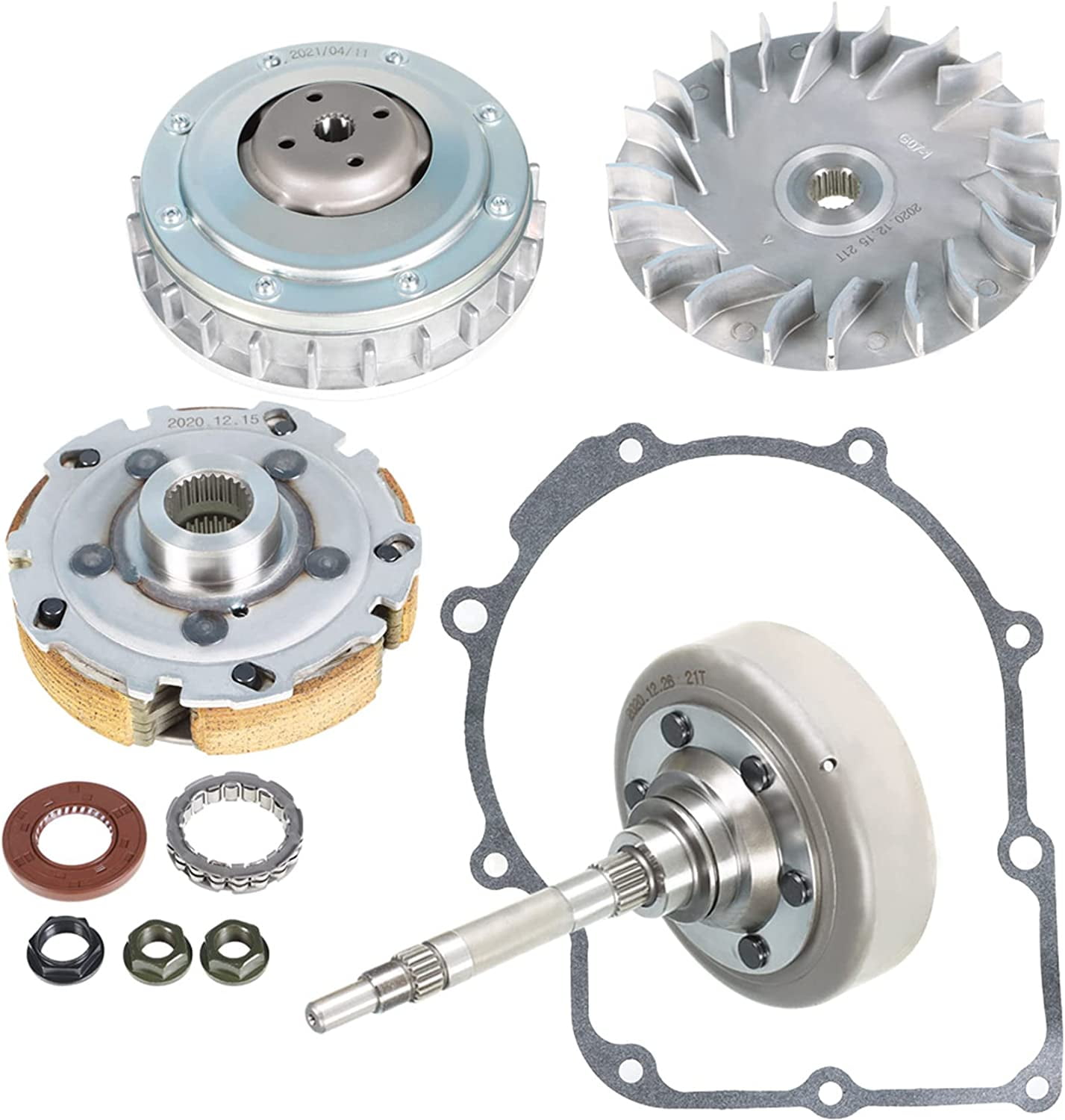 SEBLAFF For Yamaha Rhino 660 Grizzly Wet Clutch Housing Primary Sheave