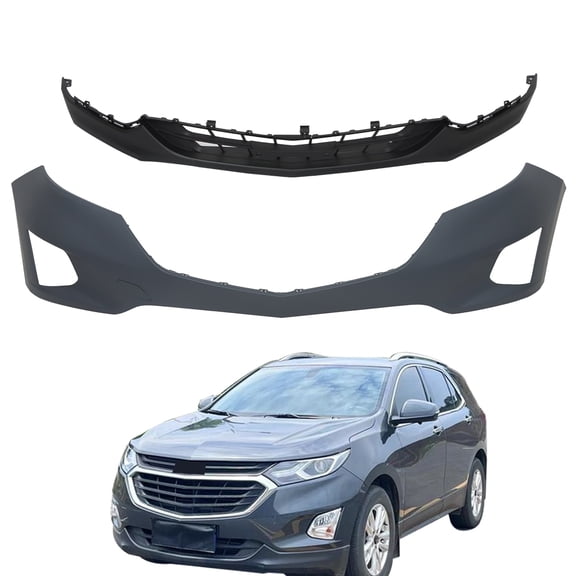 SEBLAFF Front Bumper Cover Assembly For 2018 2019 Chevrolet Equinox Plastic