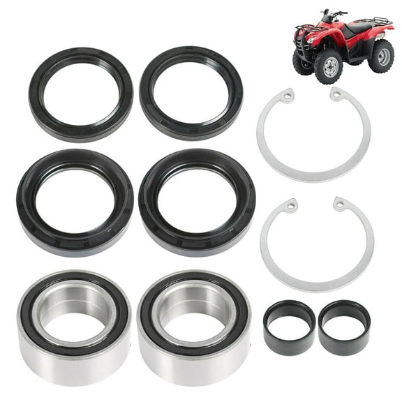 SEBLAFF Front Wheel Bearing & Dust Seal Kit Replacement for 1988-2014 FourTrax 300 TRX300FW Rancher 350 400 420 TRX350 TRX400 TRX420 91209-HN2-003 91256-HC5-003 91263-HA7-771 94520-50000
