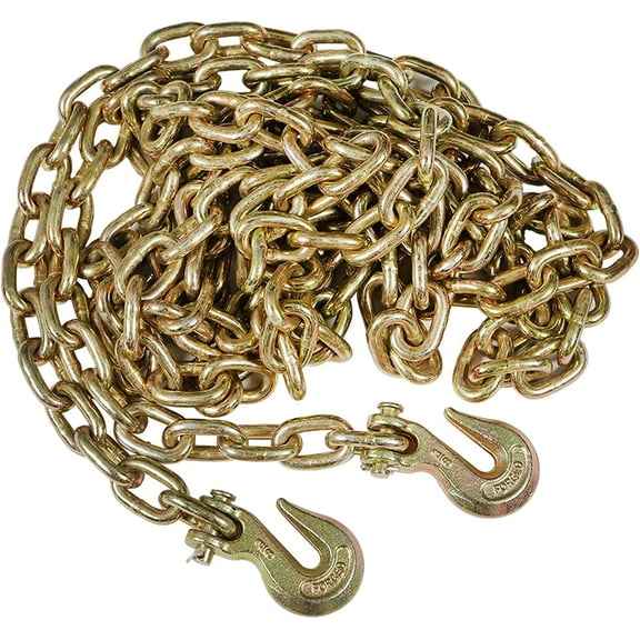 SEBLAFF G70 3/8" 20' truck Tow Chain Tie Down Binder With Grade 70 Hooks