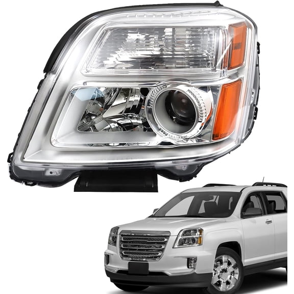SEBLAFF Headlight Assembly Replacement for 2010-2015 Terrain Left Headlamp Driver Side 23319179