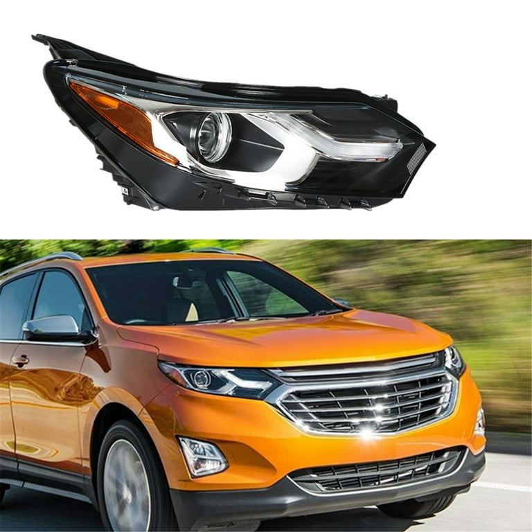 SEBLAFF Headlight Assembly Replacement for 2018 2019 2020 Chevrolet Equinox  With Daytime Running Light Headlights 84428283 84258448 Right Side