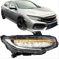 thumbnail image 1 of SEBLAFF Headlight Replacement for 10TH Gen Honda Civic Sedan/Coupe/Hatchback/Type R 2016 2017 2018 2019 Passenger Side Headlamp with LED DRL Normal HO2502176 HO2503173, 1 of 7
