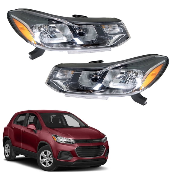 SEBLAFF Headlights Front Head Lamps Replacement for 2017-2019 Chevy Trax LS/LT/Premier Factory Headlight Assembly Pair Passenger and Driver Side