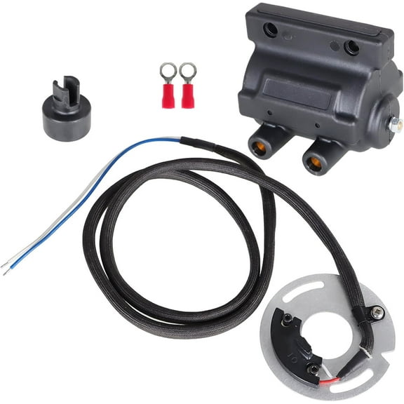 SEBLAFF Ignition Coil Kit Set Replacement for Sportster 883 1971-2003 Replacement for Big Twin 1970-1999 Replacement for DSK6-1