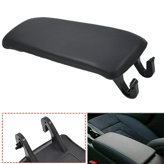SEBLAFF Leather Armrest Center Console Lid Cover Replacement for 2004-2008 Audi A4 S4 B7 8E0864245P38M