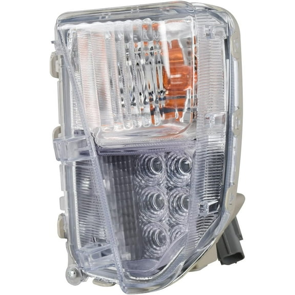 SEBLAFF Left Driver Side DRL Fog Lights Bumper Lamps Marker For 2012-2015 Toyota Prius