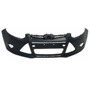 SEBLAFF NEW Primered - غطاء المصد الأمامي لعام 2012 2013 2014 Ford Focus Sedan / Hatch