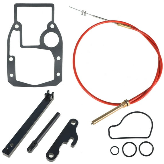 SEBLAFF New Lower Shift Cable Assembly fit for Cobra Sterndrive Replaces 987661
