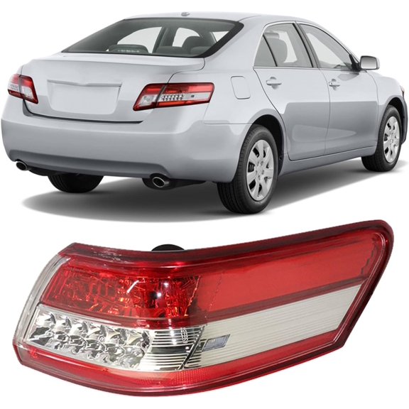 SEBLAFF Passenger Side Outer Tail Light Replacement for 2010 2011 Toyota Camry Rear Brake Tail Light Lamp Assembly RH Right Side 8155006340 TO2805106