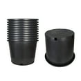 thumbnail image 1 of SEBLAFF Premium Black Plastic Nursery Plant Container Garden Planter Pots, 1 of 5