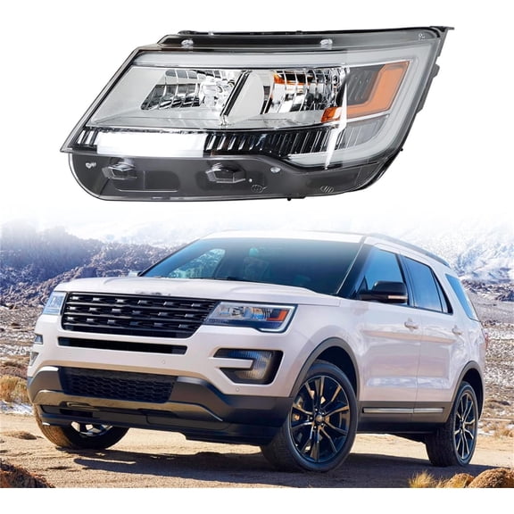SEBLAFF Replacement for 2016 -2019 Ford Explorer Limited/XLT/Platinum LED Headlight Headlamp Left Driver Side FO2518130