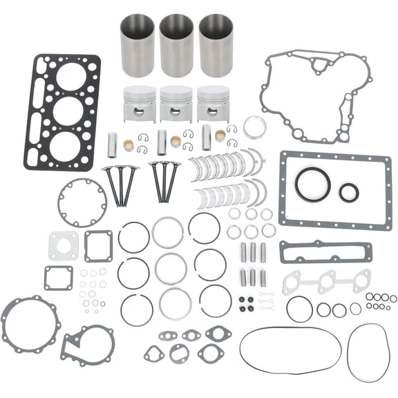 SEBLAFF Replacement for Kubota Engine L2050DT L235DT L2350 L235F Tractor Overhaul Repair Kit D1102