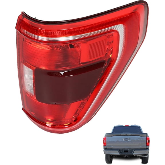 SEBLAFF Tail Light Assembly Lamp Stop Brake w/Blind Spot Right Side Replacement for 2021-2023 F-150 XLT