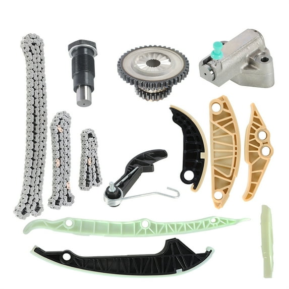 SEBLAFF Timing Chain Kit Tensioner Guide Rail Oil Pump Chain 06H115225L Replacement for 2008-2015 VW Jetta Golf MK5 MK6 Passat Audi A4 EA888 1.8/2.0T