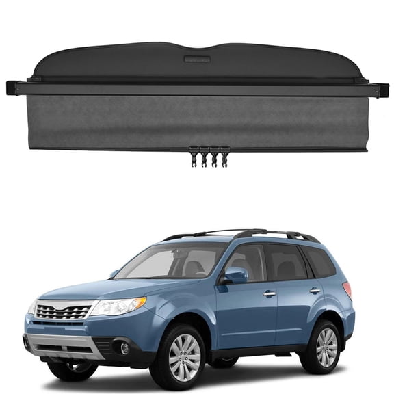SEBLAFF Tonneau Cargo Cover Security Trunk Shield For 09-13 Subaru Forester
