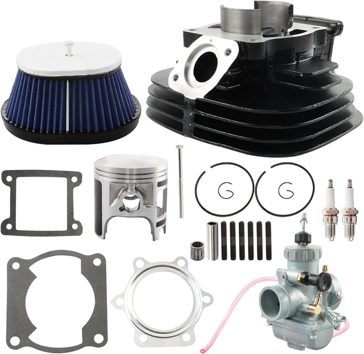 SEBLAFF Top End Kit Cylinder Piston Gasket Replacement for Yamaha Blaster 200 YFS200 1988-2006