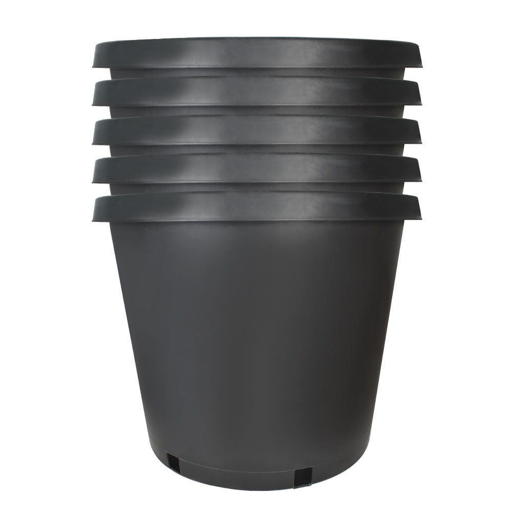10-Pack Heavy Duty 10 Gallon Nursery Pots – Thick Plastic Planters For Indoor & Outdoor 7 thumbnail image
