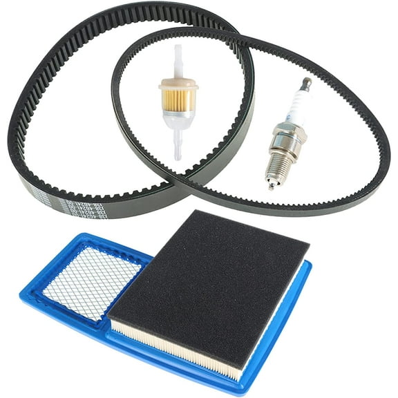 SEBLAFF Tune Up Kit Drive Starter Belt Spark Plug Replacement for Yamaha G16 G19 G22 G29 Gas Golf Cart 301cc or 357cc 1996-Up