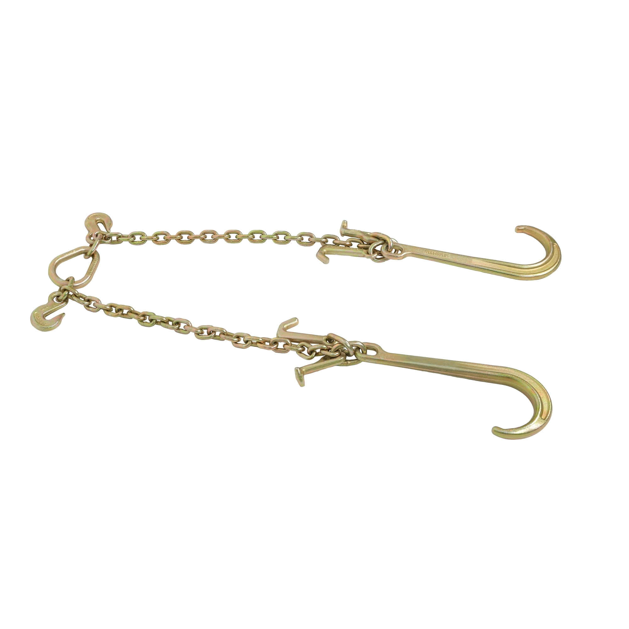 SEBLAFF V Type Tow Chain J Hook 3/8 X 2´grab Hook Tractor Car Wrecker Truck
