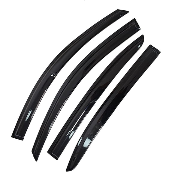 SEBLAFF Window Visors Rain Guards Deflectors - 4-Pack Side Window Deflector Vent Shade for Car Windows Tape-On Outside Mount Acrylic Sun Rain Guard Replacement for Accord 4-Door Sedan 2008-2012