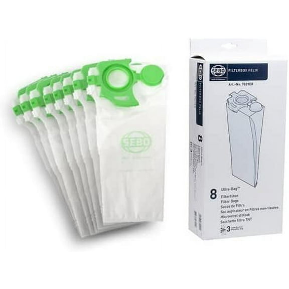 SEBO Felix Dart UltraBag Vacuum Cleaner Upright Dust Pack Of 8