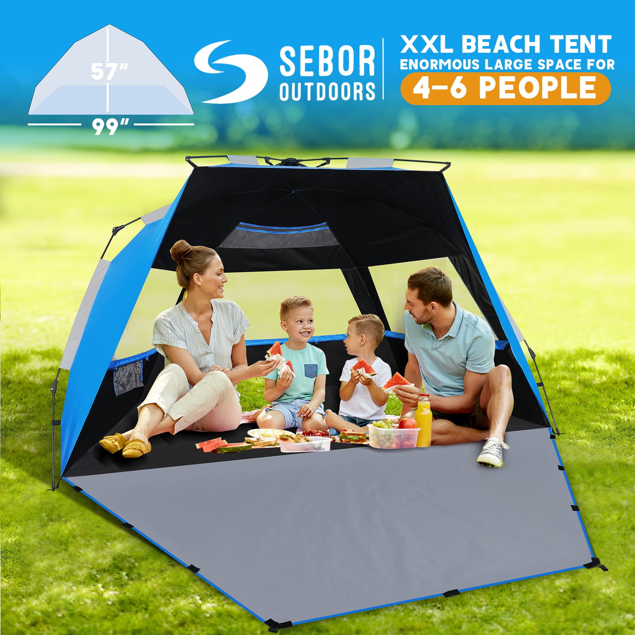 MF Studio 9' x 6' Beach Tent