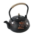 thumbnail image 1 of SECHUDO 40.6oz Cast Iron Teapot For Stovetop Safe, Japanese Style Tea Pot With Infuser For Loose Tea, Beautiful Tea Kettle With Flower And Bird Pattern, Enameled Interior, 1 of 7