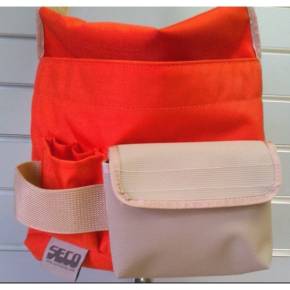 SECO Surveyor's Five Pocket Tool Instrument Pouch with Belt Survey 8046-30-ORG