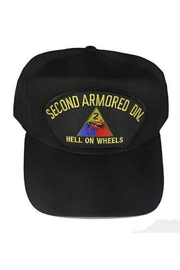 SECOND 2ND ARMORED DIVISION AD VETERAN HAT HELL ON WHEELS US ARMY