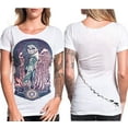 thumbnail image 1 of SECRET ARTIST by AFFLICTION Women's T-Shirt S/S SUGAR ANGEL Tee, 1 of 12