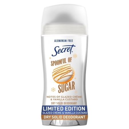 Secret Aluminum Free Deodorant for Women, Spoonful of Sugar 2.4 oz