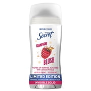 Secret Fresh Invisible Solid Antiperspirant and Deodorant for Women, Champagne Blush 2.6 oz
