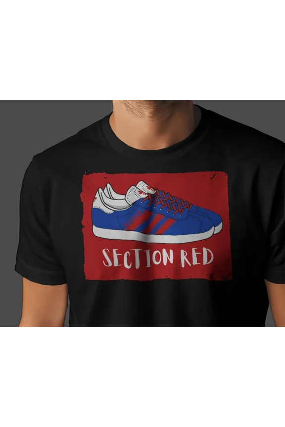 SECTION RED Gazelle T Shirt | Glasgow Rangers Hooligans Union Bears